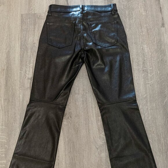 Vegan Leather Mid-Rise Pants - Picture 6 of 6